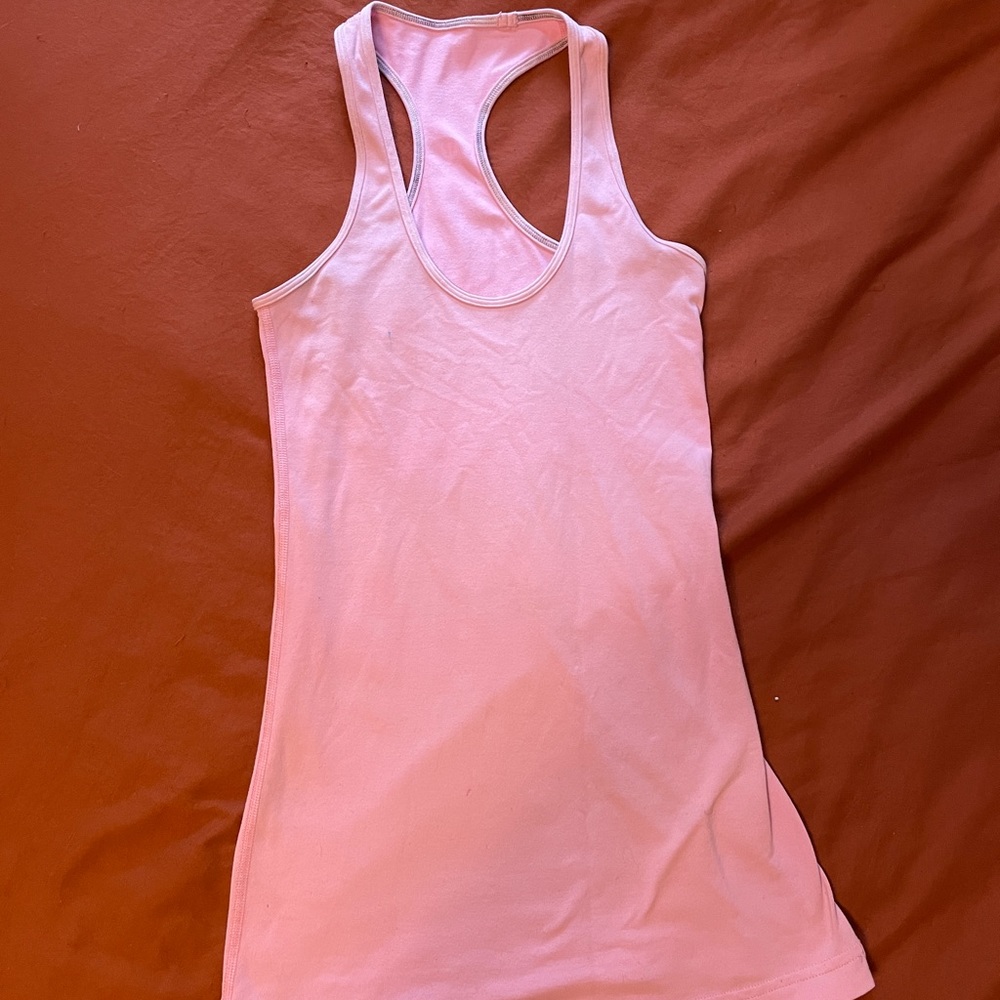 Lululemon Pink Racerback Tank Top
